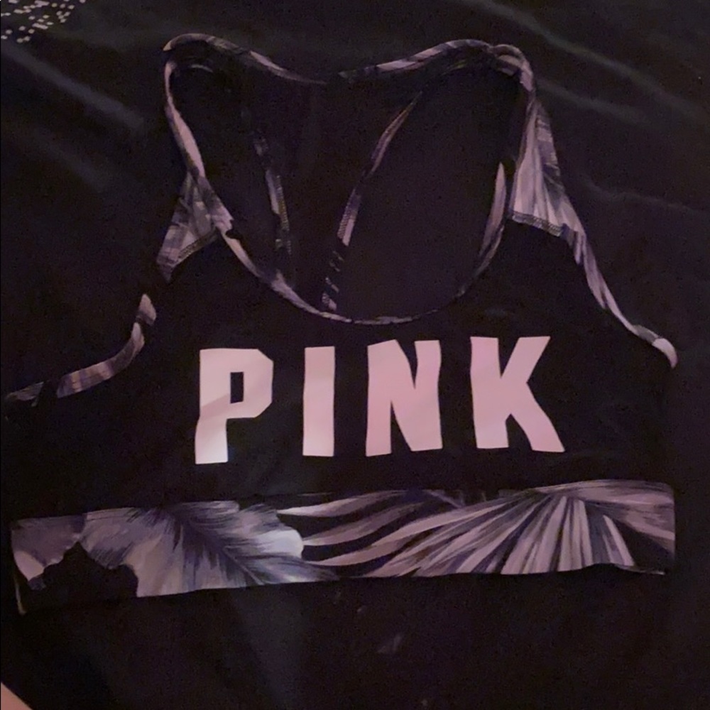 Pink Sports bra